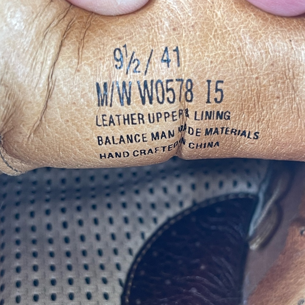 Born Hawkeye Brown Leather Lace Up Sneakers 9.5 - Picture 7 of 8